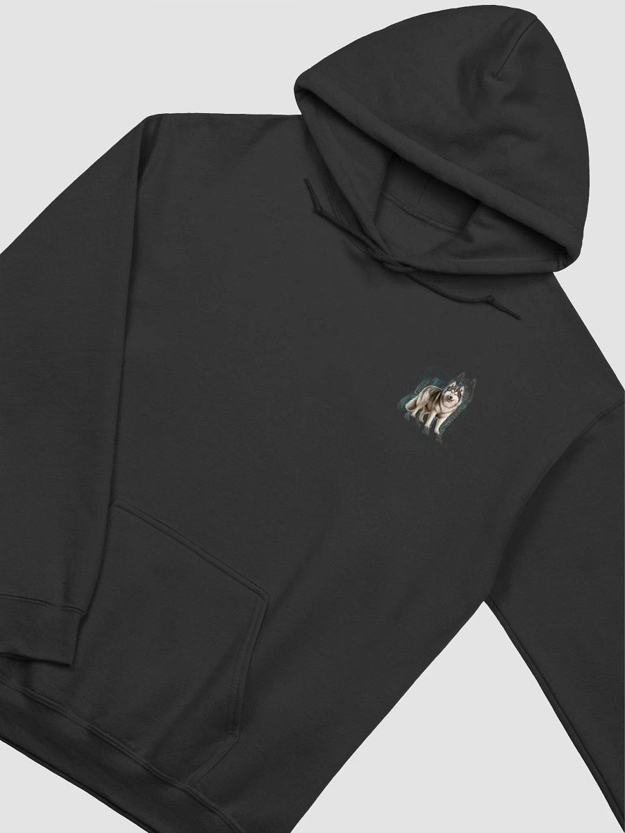 Dark Color Shadowed Alaskan Malamute Hoodie product image (4)