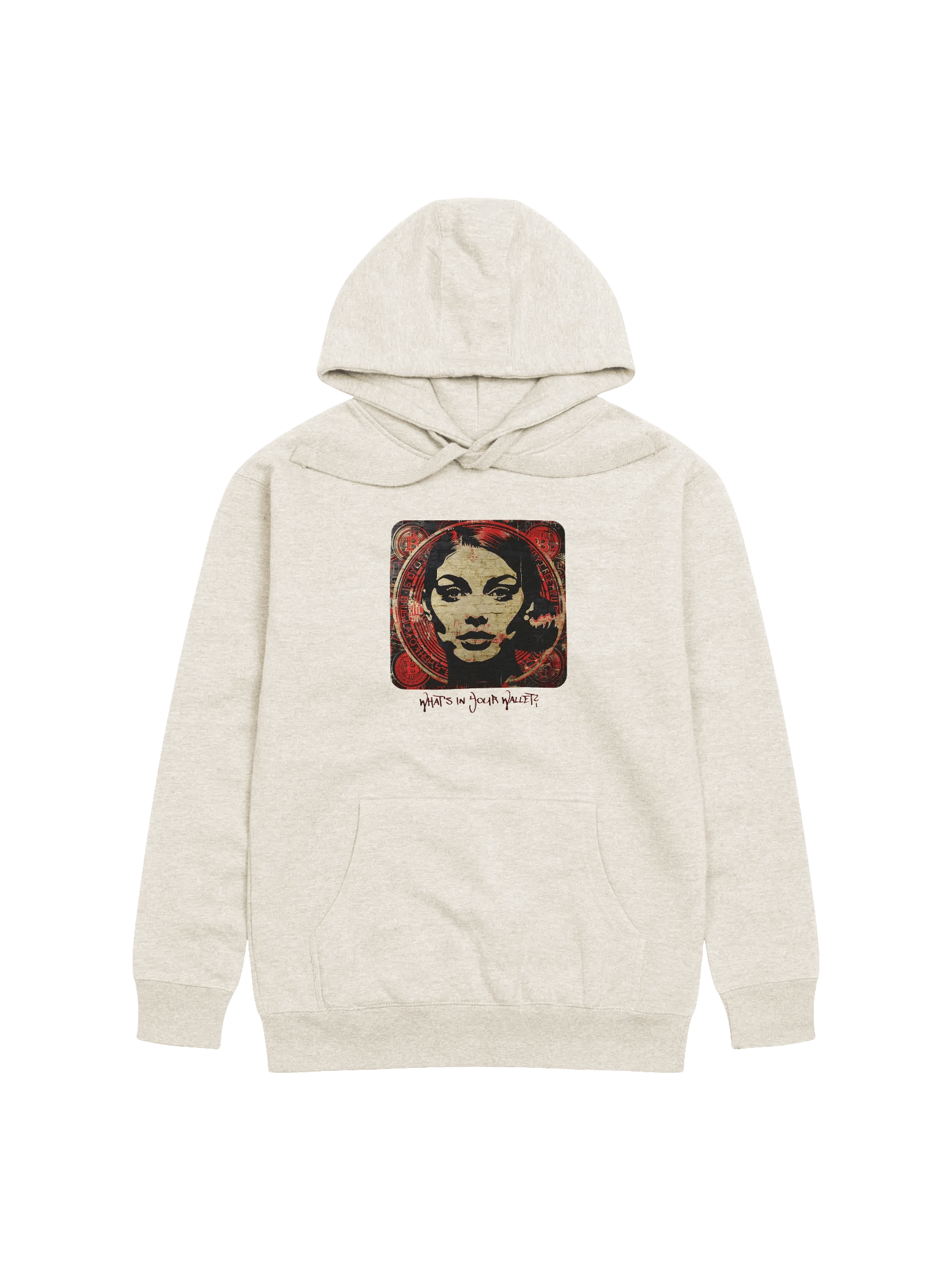 Bitcoin Street Art Unisex Premium Hoodie product image (1)