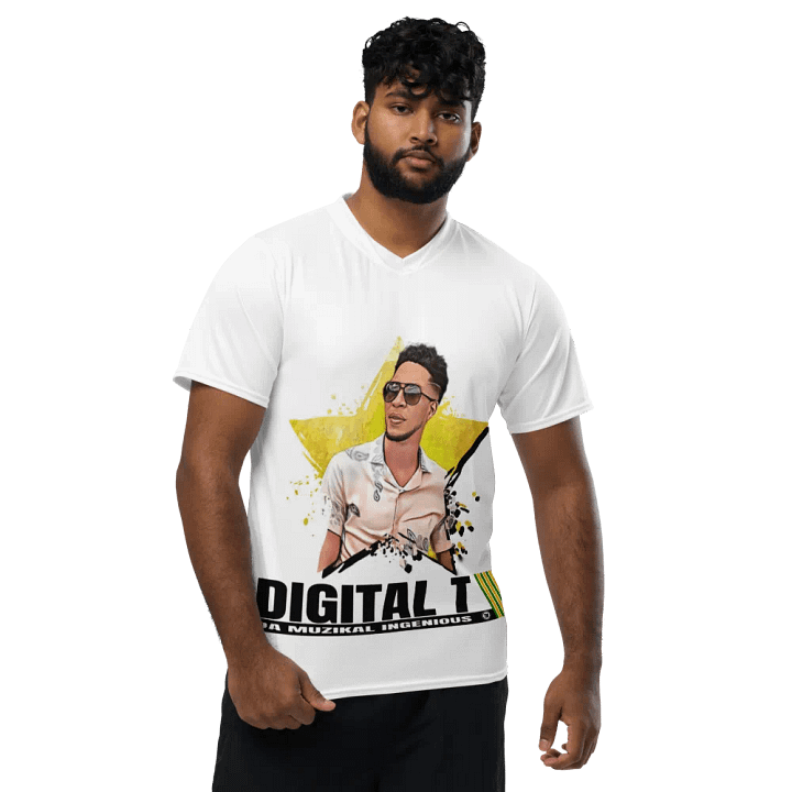 Digi Jersey All Over V neck Shirt (UNISEX) product image (1)