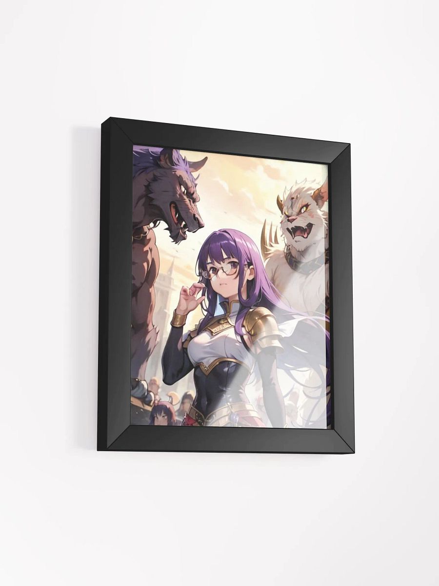 Purple K Warrior Poster w/ Frame product image (2)