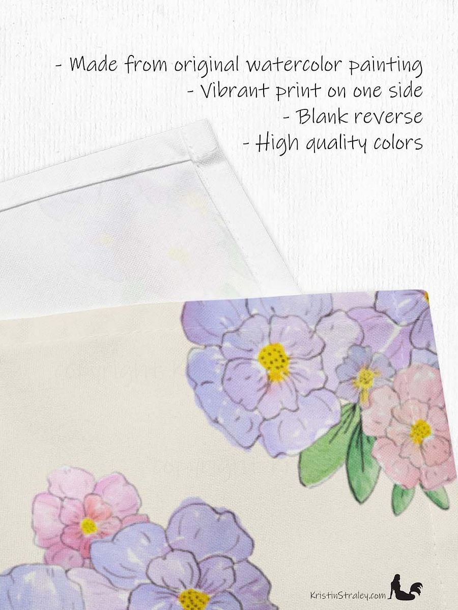 Gingham Blossoms Cloth Napkins Set of 4 product image (3)