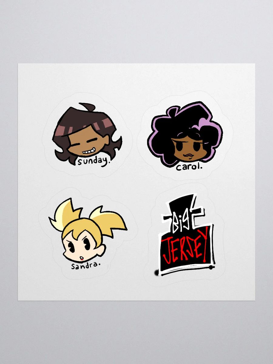 BIG JERSEY Chibi Stickers product image (2)