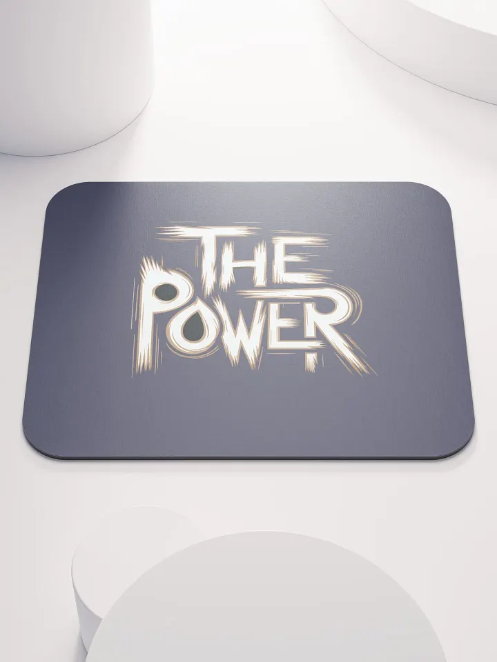 The Power Navy color Classic Mouse Pad product image (1)