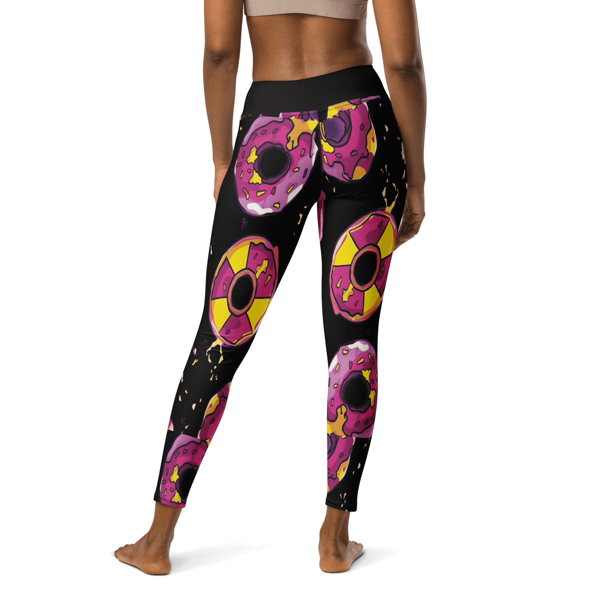 DONUT CLOUD YOGA PANTS (RADIOACTIVE STYLE) product image (2)