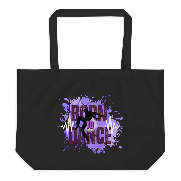 Born to Dance His Silhouette Rectangular Tote Bag product image (1)