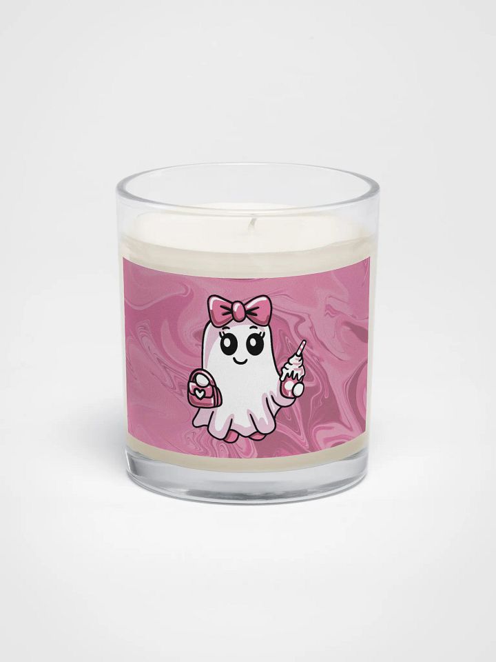 Cute Ghost Soy Wax Glass Jar Candle product image (1)