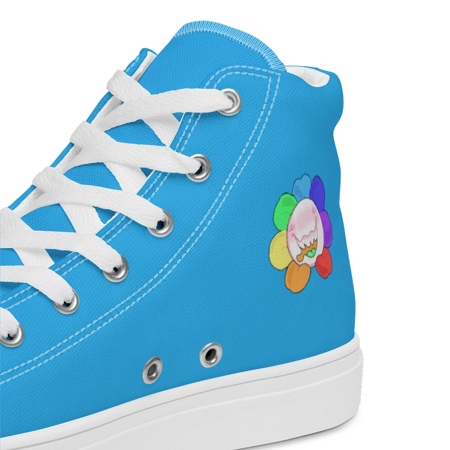Blue and White Flower Sneakers product image (46)
