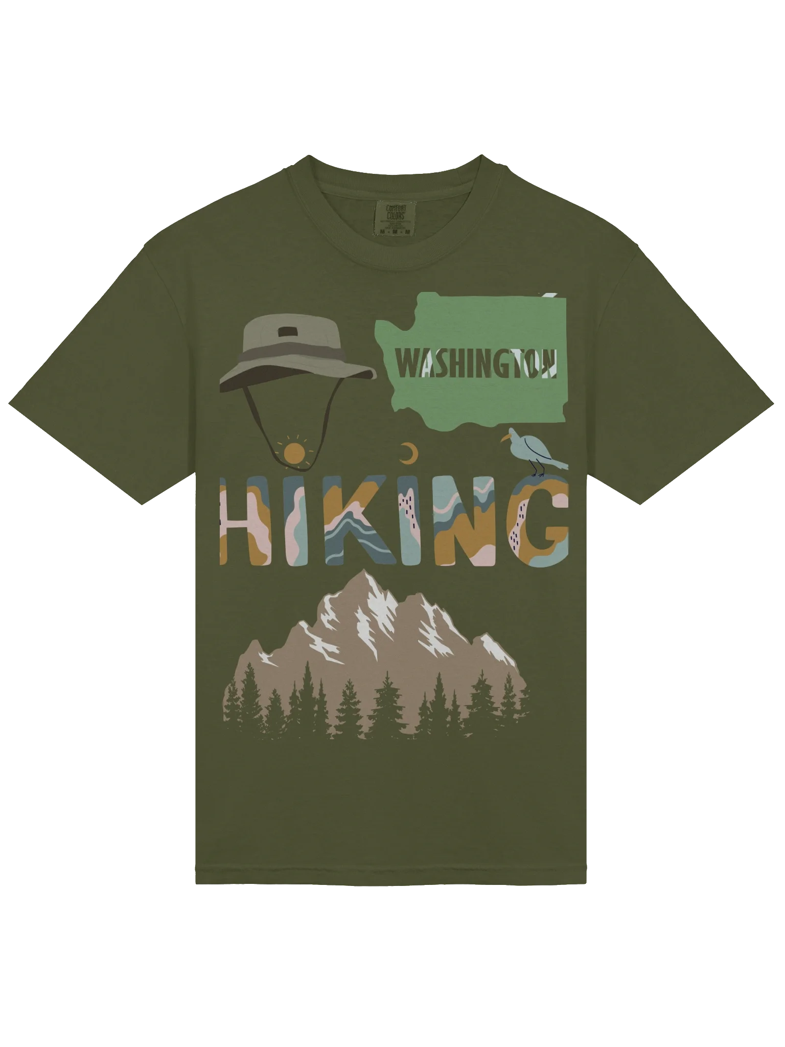 WASHINGTON Hiking Premium Comfort Tee product image (13)