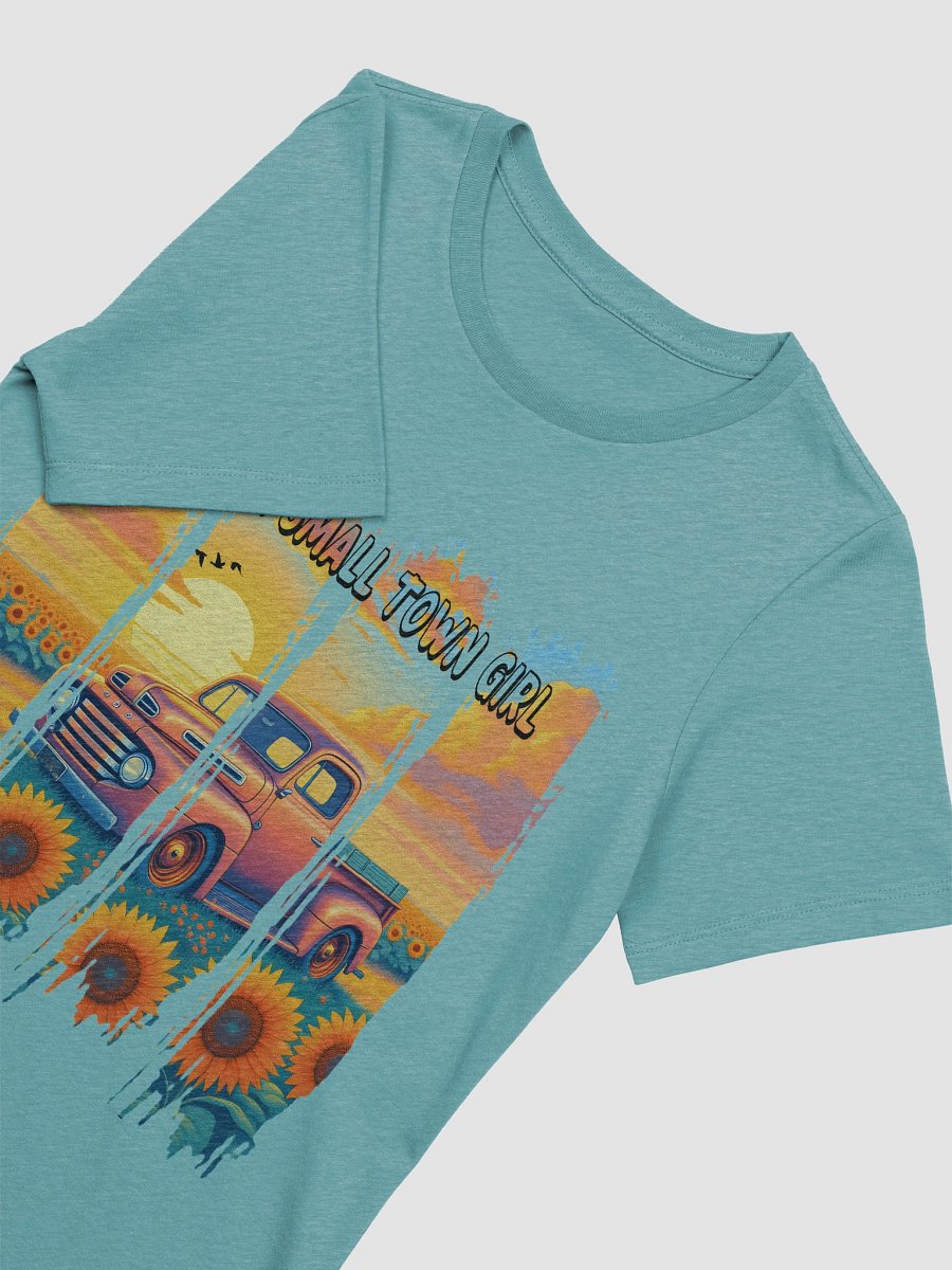 Just a Small Town Girl Tshirt | Rustic Brushstroke Tee | Farmhouse Girl T-Shirt product image (3)