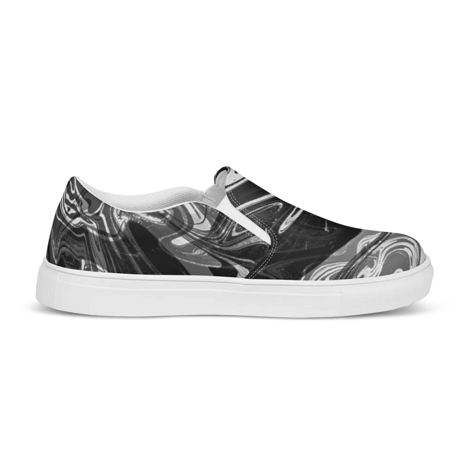Fluid Chaos Men's Canvas Slip-On Shoes product image (7)