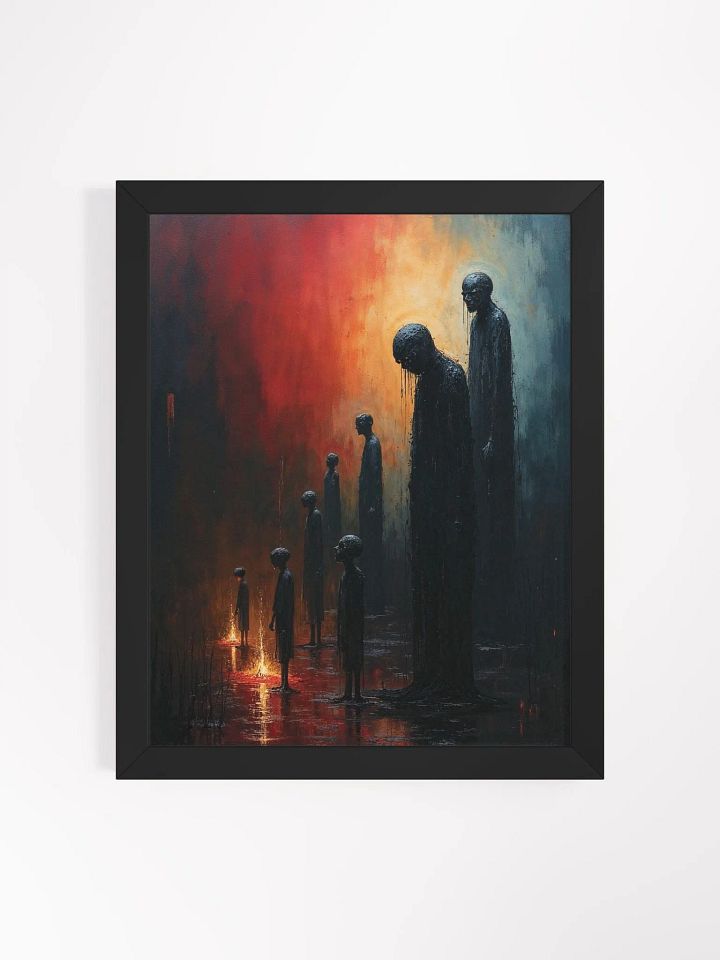 Abstract Figures Framed Print product image (6)