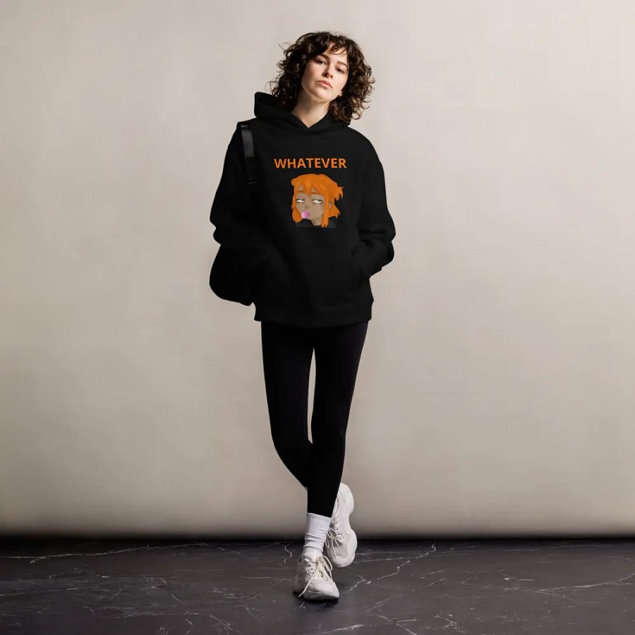 WHATEVER Orange Hair Bubblegum Hoodie product image (8)