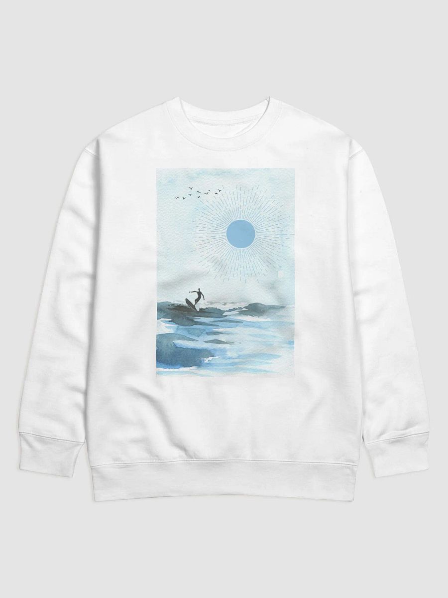 Tranquil Surfing Seascape Premium Sweatshirt product image (2)