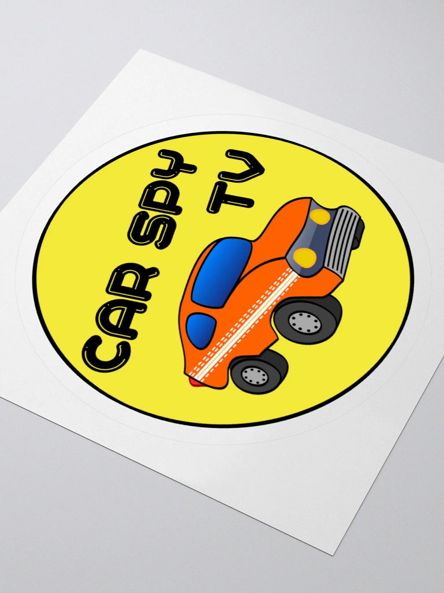 Sticky Sticker: CarSpyTV Logo product image (7)