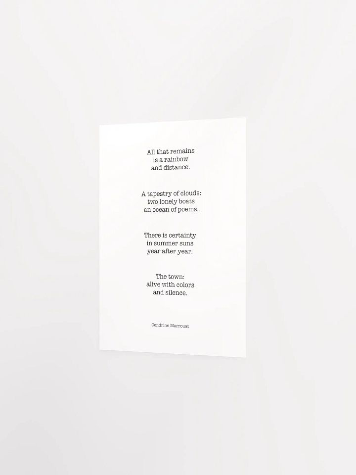 Four Haiku (Matte Poster) product image (2)