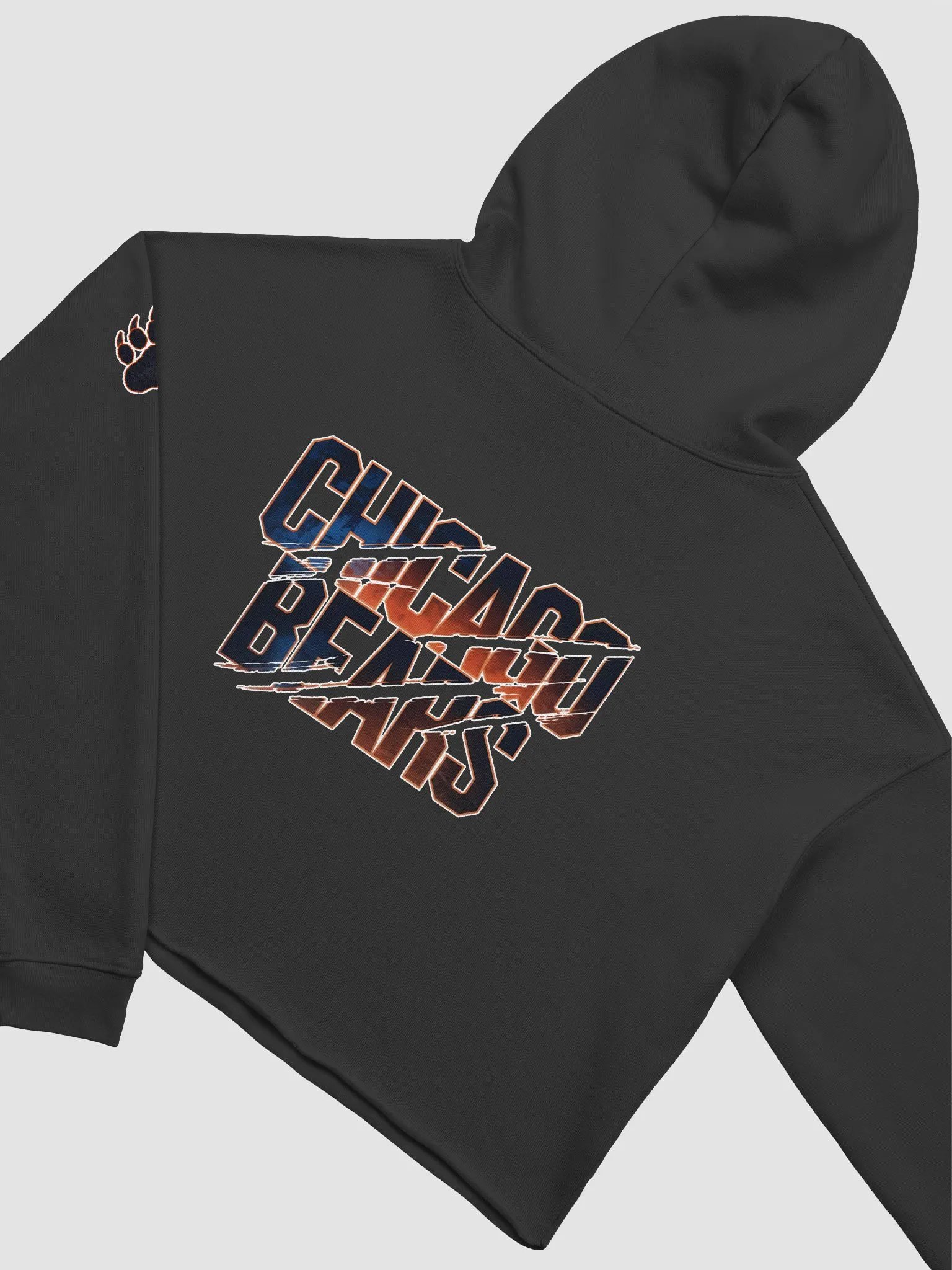 Grizzly Mode Women's Fleece Crop Hoodie | Chicago Bears | NFL Home Locker product image (4)