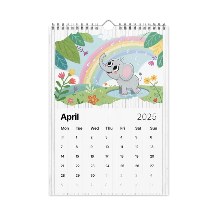 ADORABLE ANIMALS WALL CALENDAR 2025 product image (1)