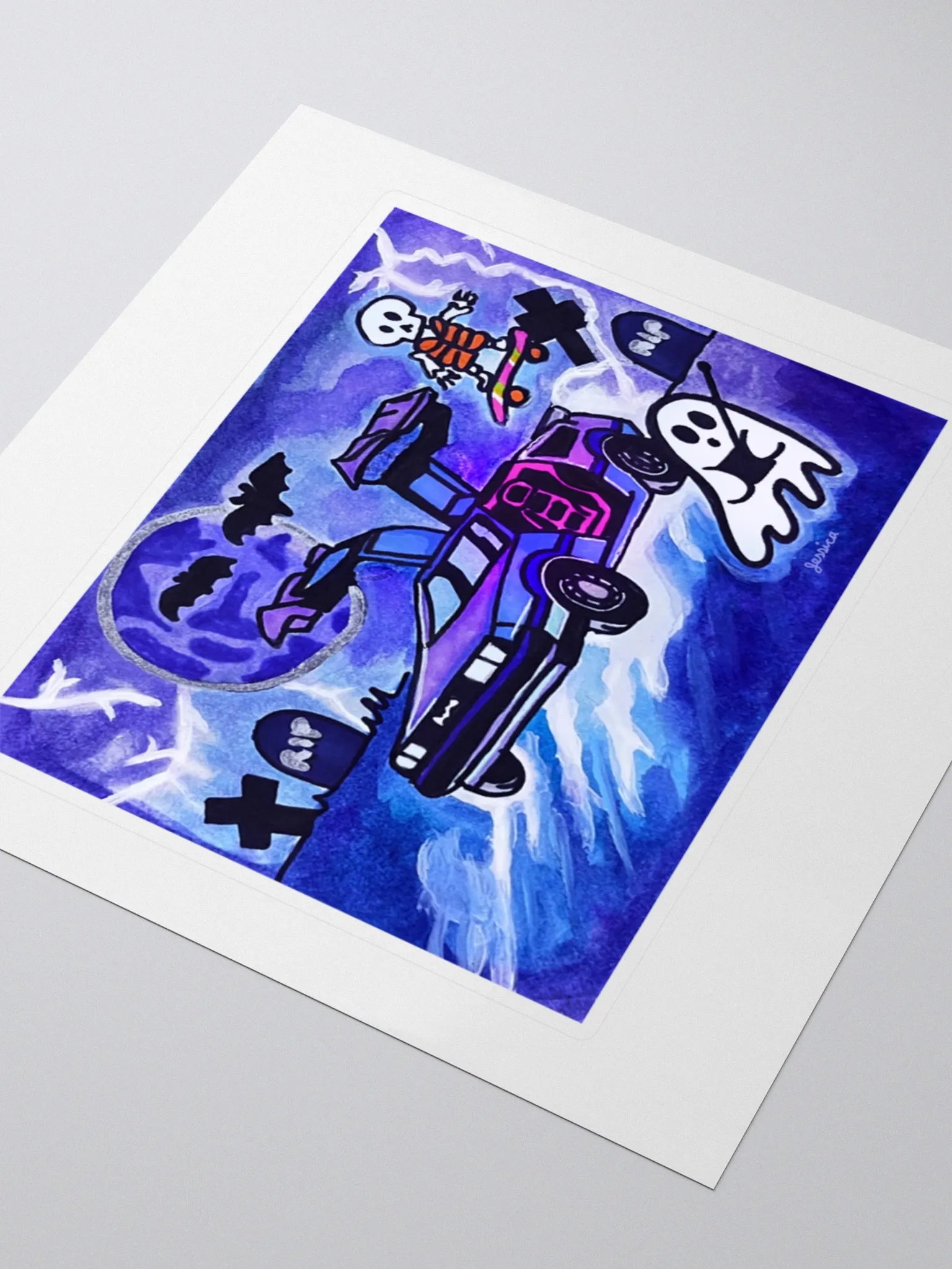 Spooky Speed Machine Sticker product image (3)
