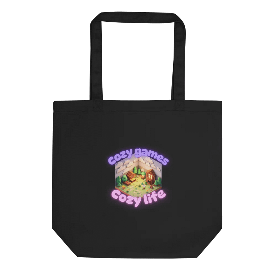 Cozy games, cozy life eco-friendly tote bag for gamer girls product image (2)