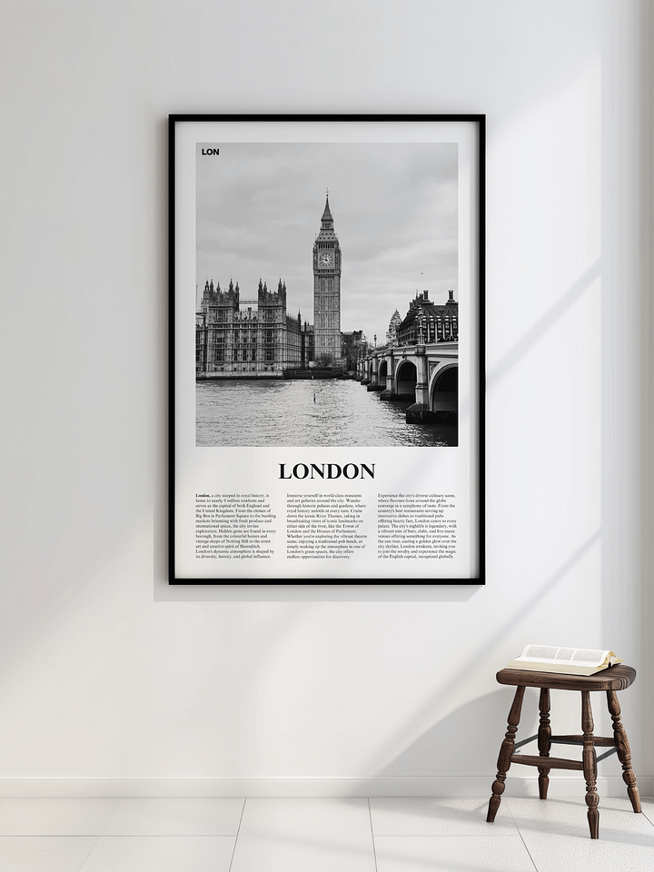 London 01 Newspaper Poster product image (4)