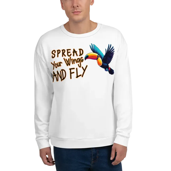 Spread your Wings and Fly All-Over Print Sweatshirt product image (2)