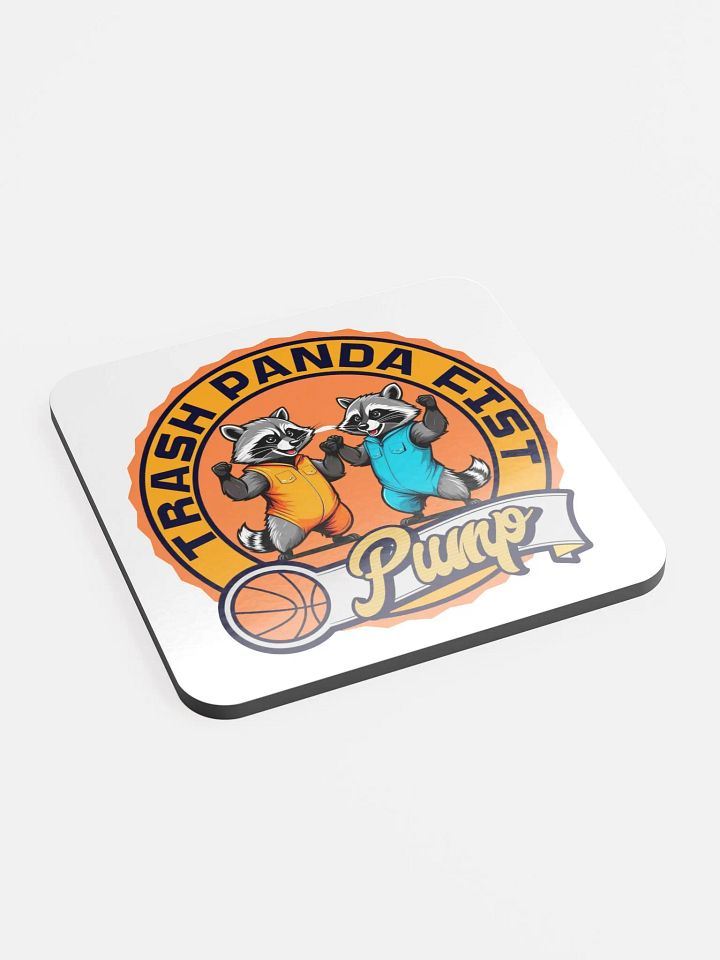 Trash Panda Fist Pump Basketball Coaster Set product image (2)