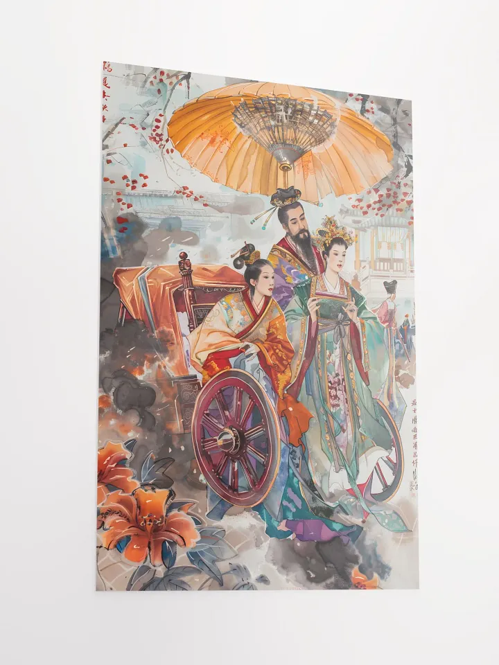 Historical regal scene with elegant figures in robes product image (2)