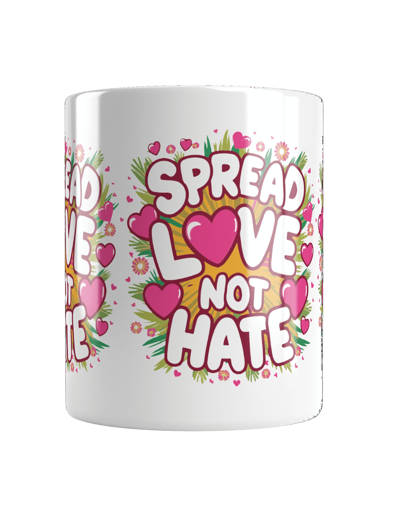 Spread Love | White Glossy Mug product image (6)