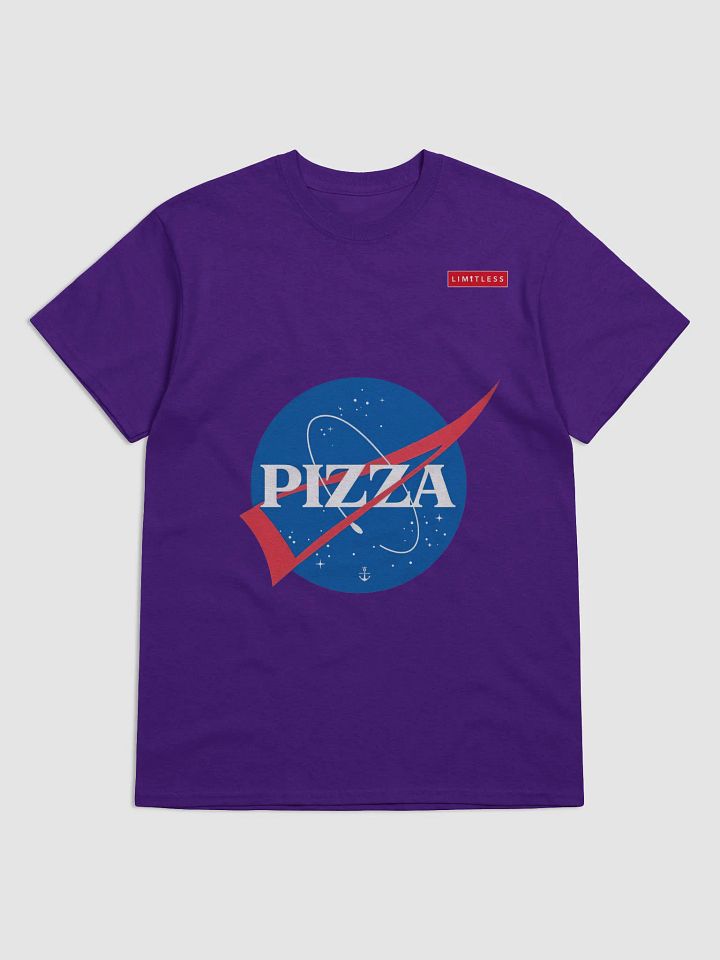 NASA Pizza Parody T-Shirt – Space Drip Meets Cheesy Style by Limitless Vibe product image (1)