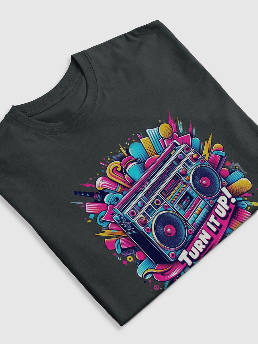 Retro Boombox Blast Men's Tee | AI Design oldschool product image (5)