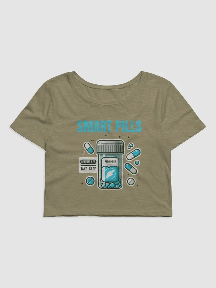 Memory Boost Smart Pills Crop Tee product image (1)