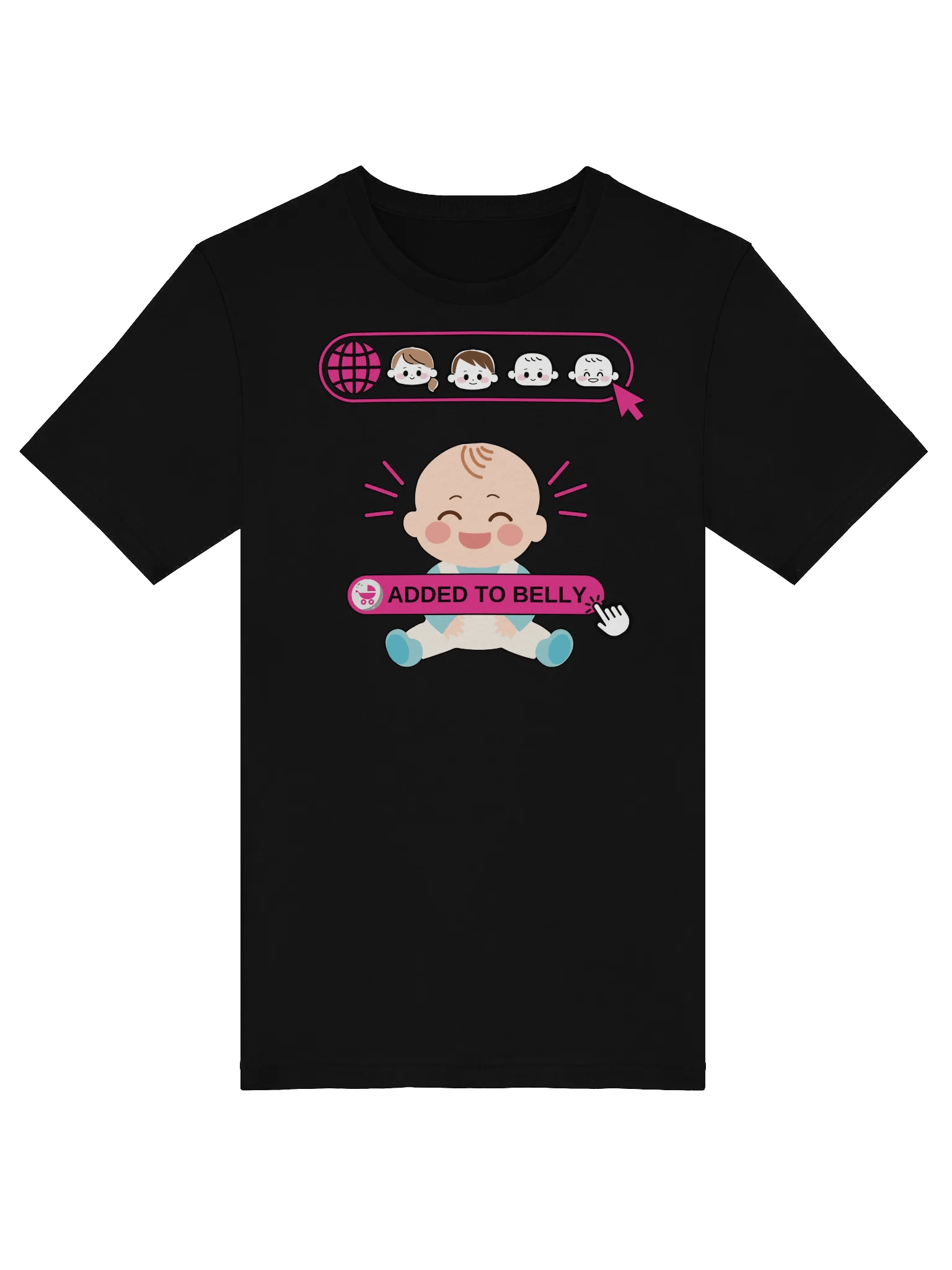 Funny 'Baby Loading' Pregnancy Announcement T-Shirt | Cute Mom-to-Be Reveal Tee | Expecting Mom Gift product image (6)
