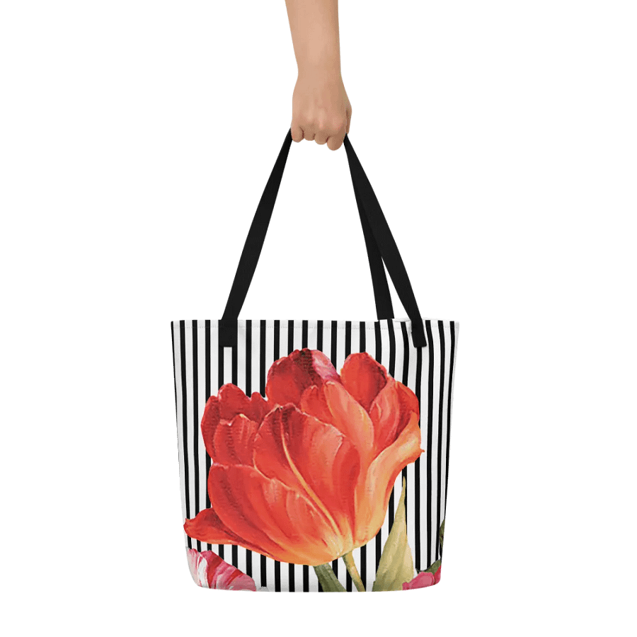 Floral Garden Delight All-Over Tote Bag product image (8)