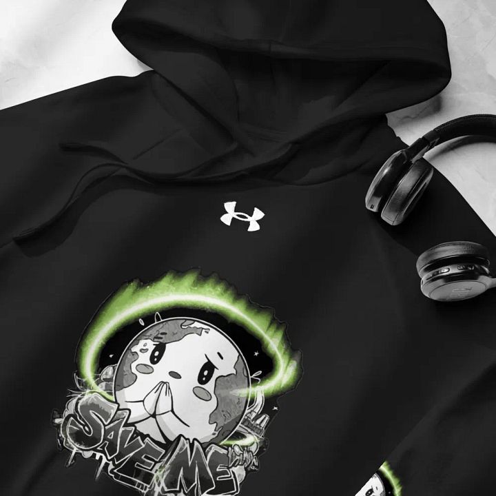 Save Me Under Armour® Unisex Hoodie | Bold Style for a Greener Future product image (2)