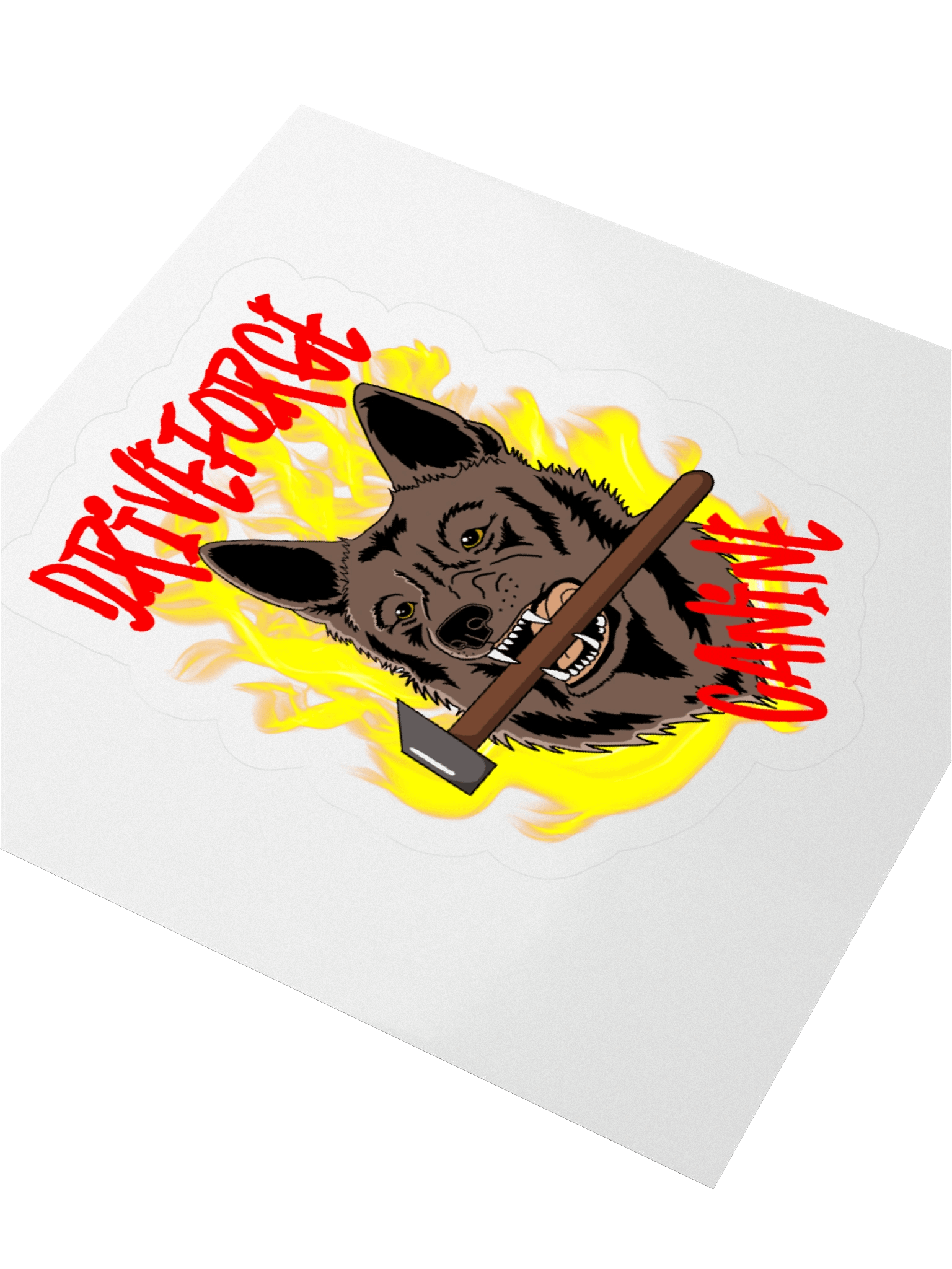 Drive Forge Canine Logo Sticker product image (3)