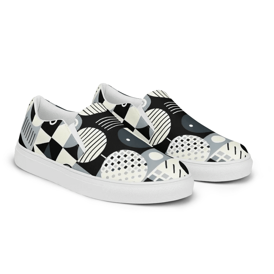 Abstract Geometric Men's Slip-On Shoes product image (2)