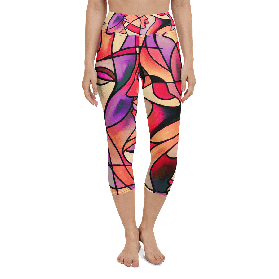 Womеns Faces Capri Leggings product image (4)