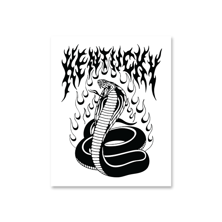 Kentucky Cobra Screen Printed Poster product image (1)