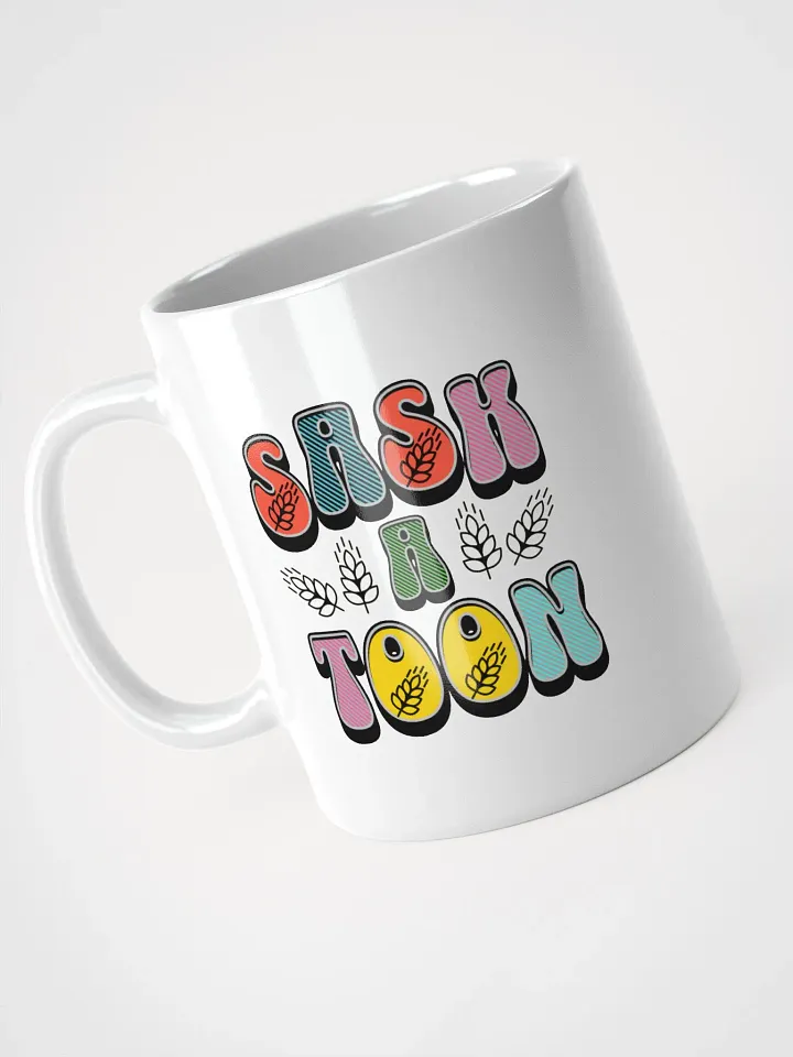 Saskatoon Block Letter Wheat Elegance Mug product image (2)