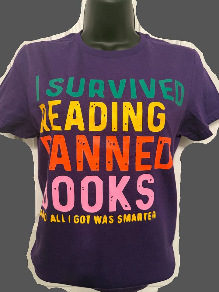 I Survived Reading Banned Books tshirt product image (2)