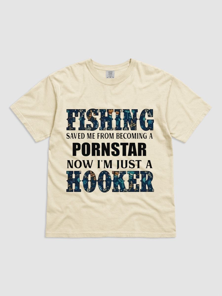 Floral Fishing Hooker T-Shirt product image (2)
