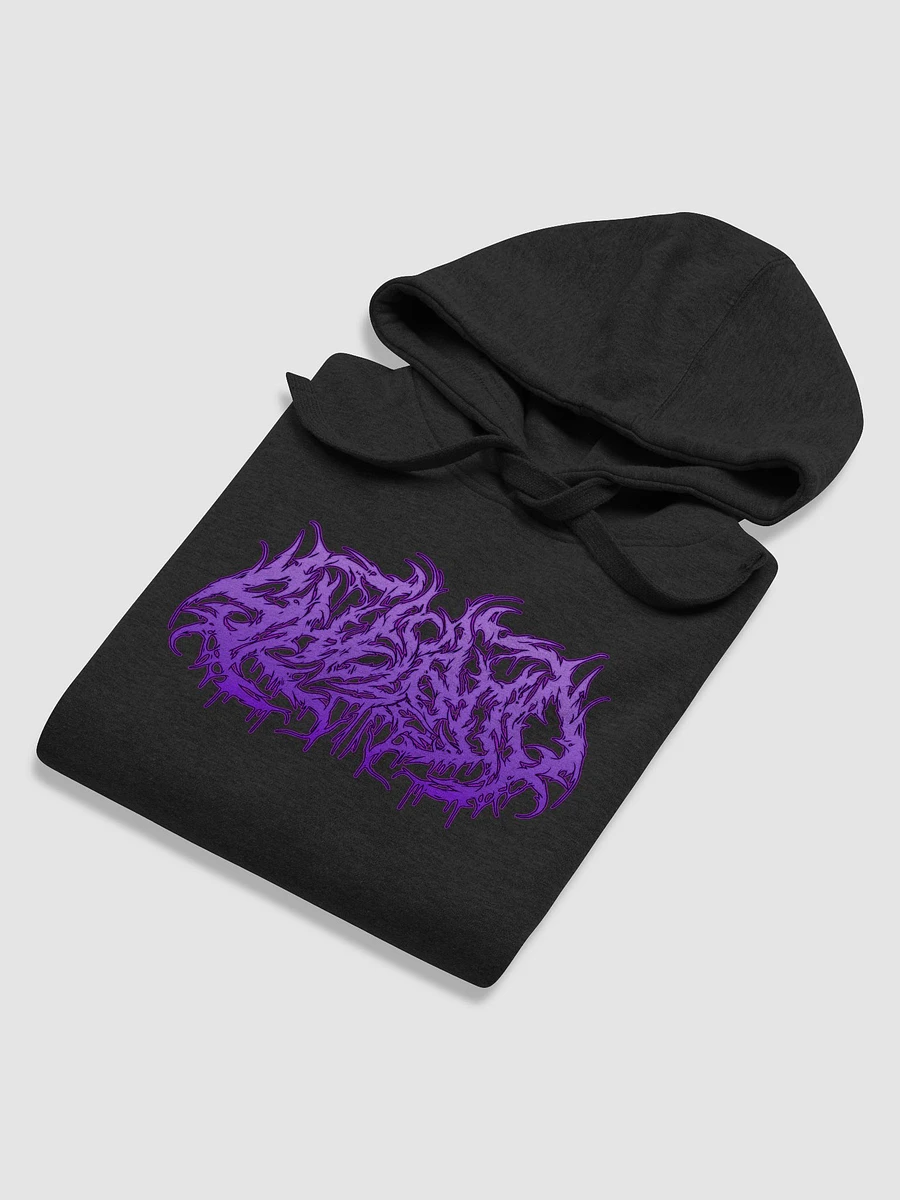 Purple Metal Logo with Cutie on back Hoodie product image (6)