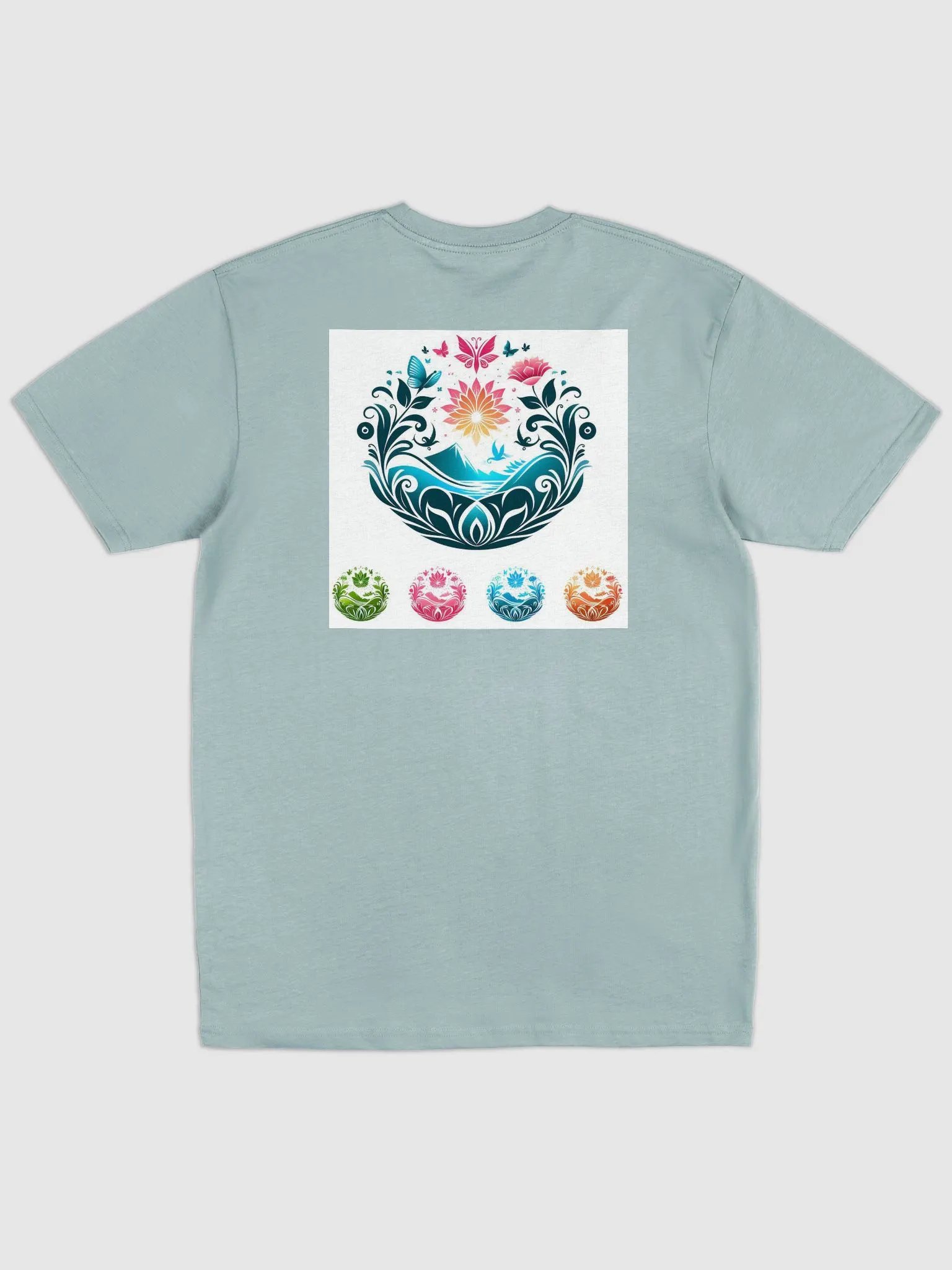 Landscape and Butterflies Men's Tee product image (21)