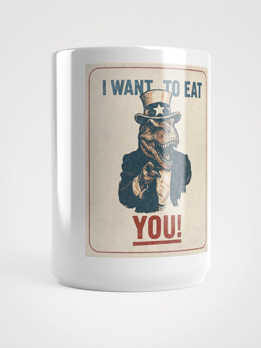 Uncle Sam T. Rex Poster Funny Dinosaur Mug product image (5)
