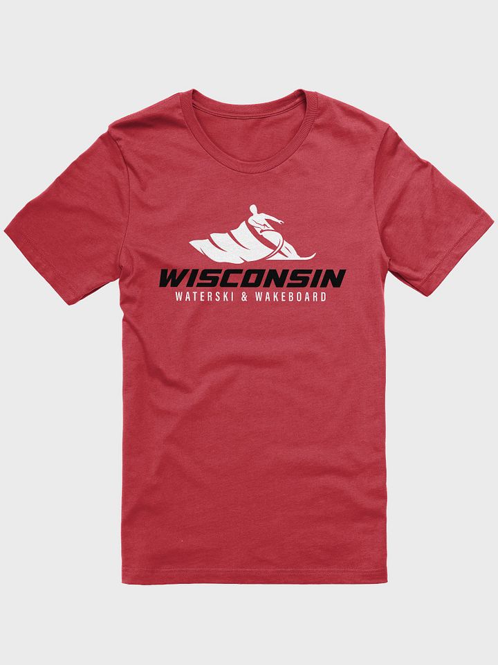 Wisconsin Waterski Team Tee (Red) product image (1)