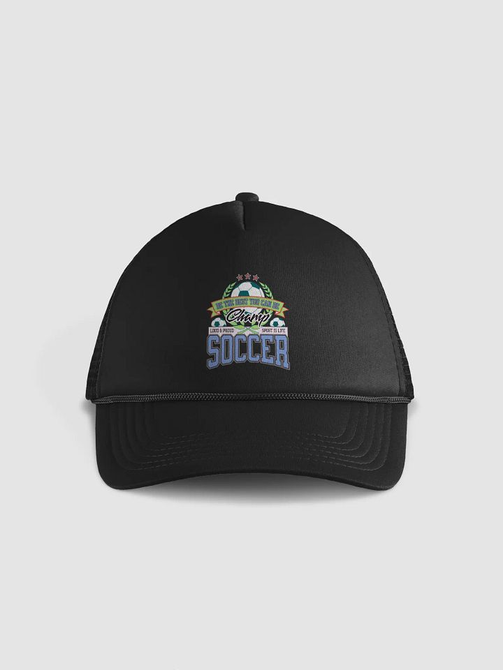 Champ Soccer Foam Trucker Hat product image (1)