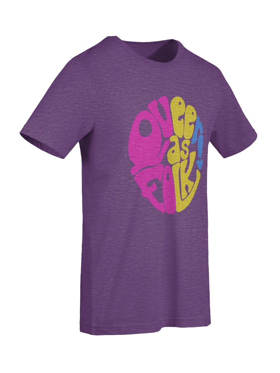 Pansexual Queer as Folk big print tee product image (9)