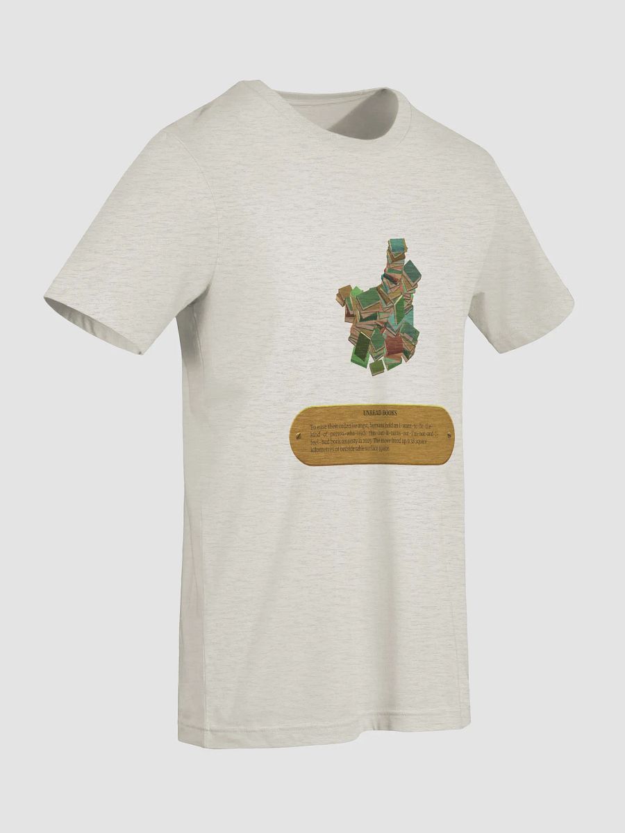 A Monster's Expedition T-Shirt - Pile of Unread Books Exhibit product image (52)