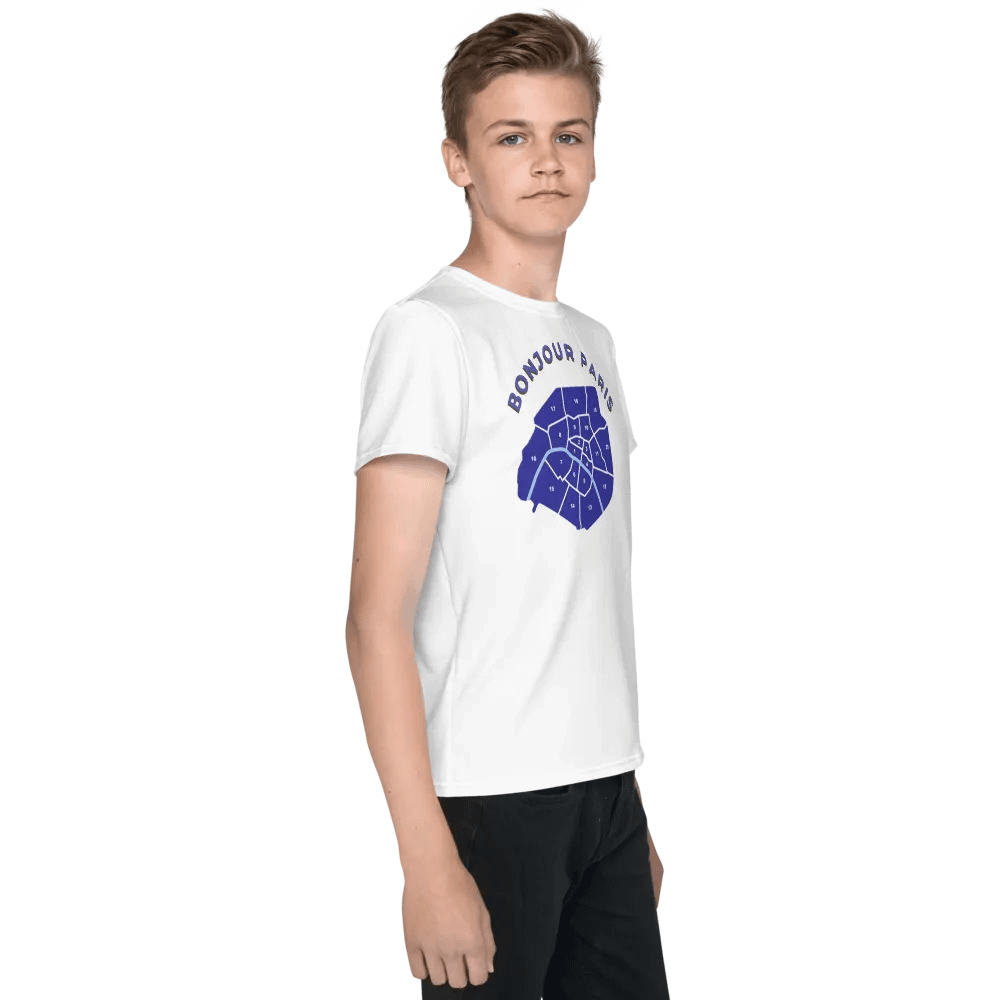 BONJOUR PARIS - WHITE UNISEX T-SHIRT product image (3)