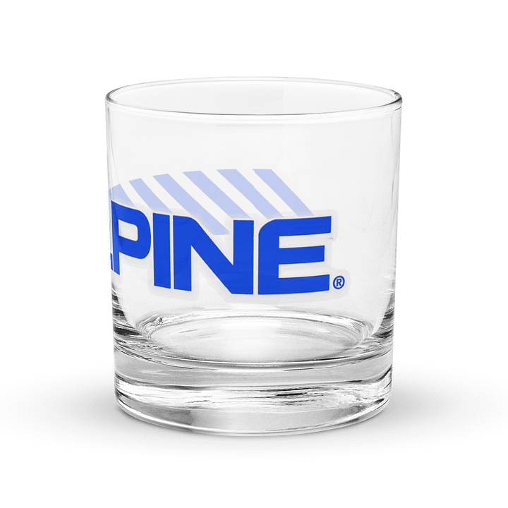 ALPINE LOGO WATER GLASS product image (2)